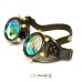 Black bolt kaleidoscope goggles