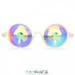 White wormhole rainbow lenses