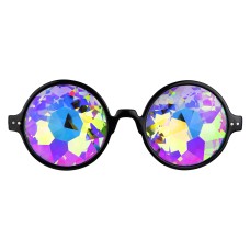 Caleidscoop bril Brilliant Rainbow Black